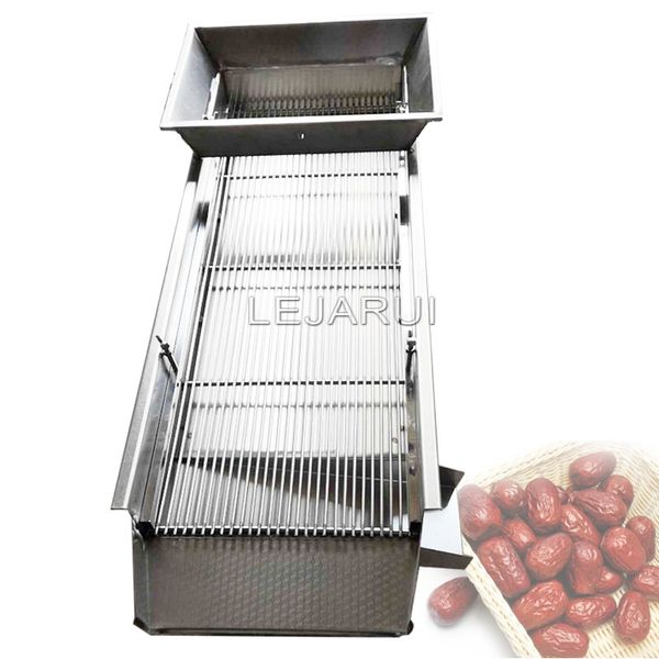220V mesh vibrating sieve for food, shaking deck screener to remove impurities and screen large granular materials