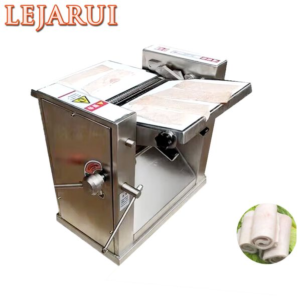 220V pork skin peeler for efficient pig meat slicing and processing