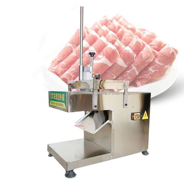 Automatic Meat Slicer Electric Meat Slicer Fat Cow Lamb Roll Ham Cheese Slicer Commercial Use Electric flaker