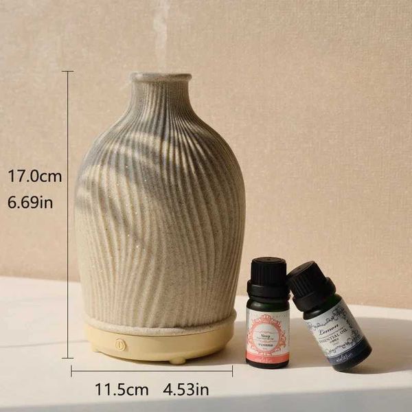 Bedroom Aromatherapy Diffuser Ceramic Ultrasonic Air Humidifier M240829