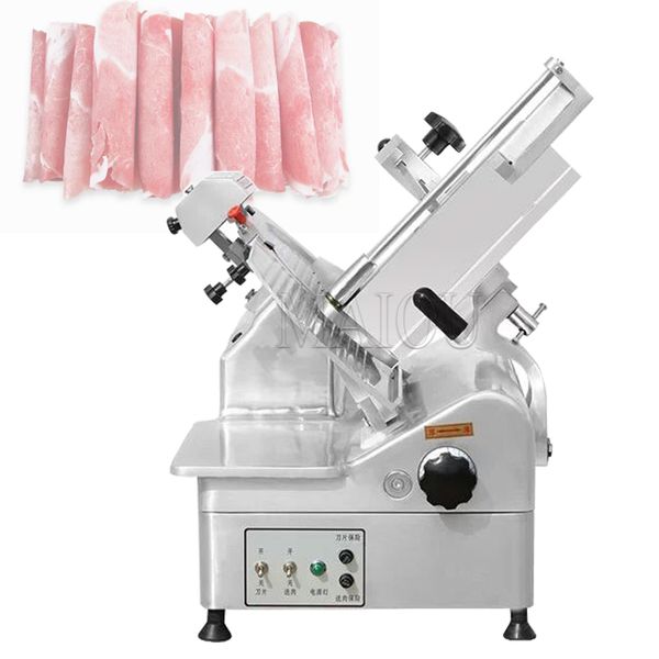 Commercial Frozen Meat Slicer Electric Meat Planer Lamb Roll Cutting Machine Automatic Fat Cattle/Mutton Roll slicer