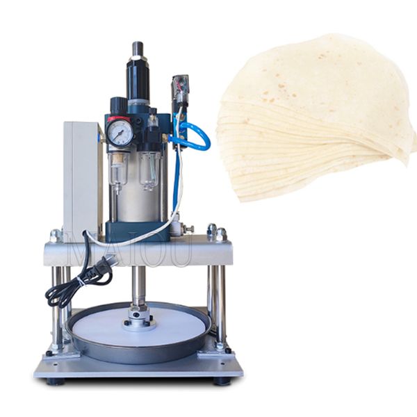 Commercial Fast Cake Pizza Press Hand Cake Biscuits Rice Tops Pneumatic Round Presser Pressing Machine