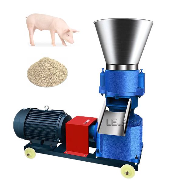 Commercial feed pellet machine for home use to make chicken, duck, fish, and rabbit food