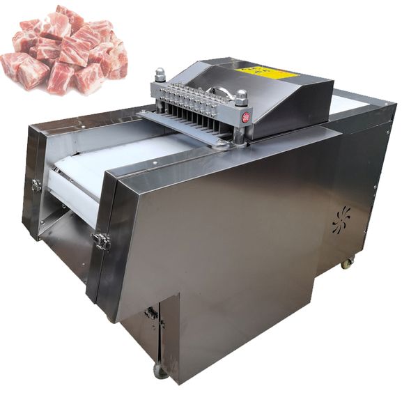 Commercial Frozen Meat Slicer Machine For Chicken Beef Pork Cube Cutter Dicer Cutting Meat Dicing Machine