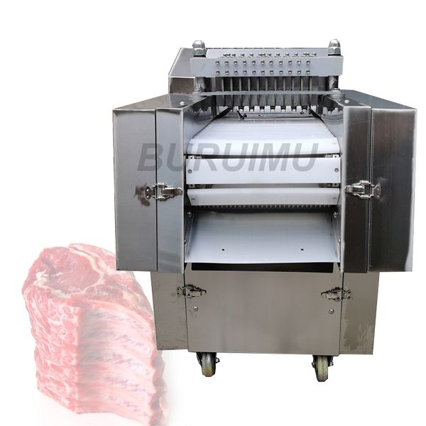Chicken Chop Machine Commercial Fully Automatic Poultry Meat Chop Maker Multi Function Cutting Ribs manufacturer