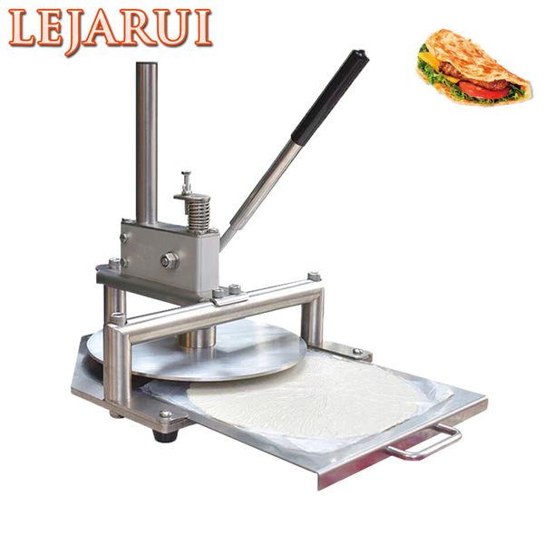 Commercial hand press machine for flattening pancake dough
