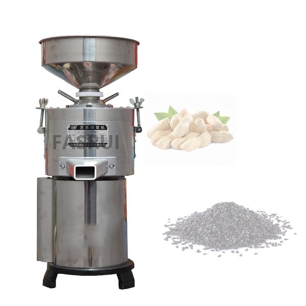 Commercial Peanut Butters Maker Colloid Mill Machine Nut Grinder Stainless Steel Sesame Butter