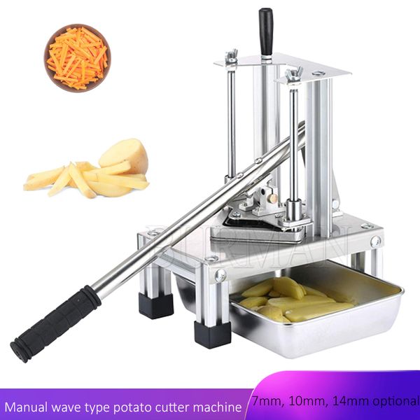 Commercial Vegetable Fruit Chopper Dicer 3 Stainless Steel Blades Manual Potato Slicer Restaurant French Fry Cutter

Efficient manual vegetable and fruit chopper with 3 stainless steel blades for s...