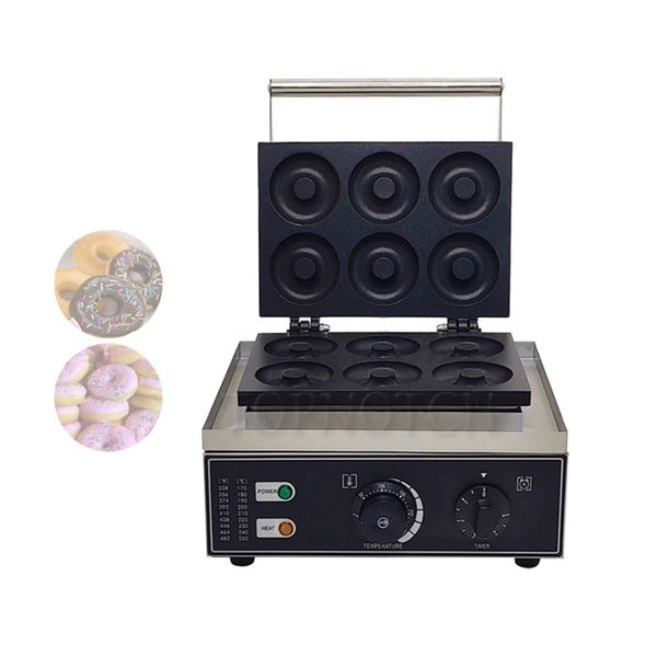 Commercial Donut Machine Stainless Steel 5-Grid Dessert Making 220V/110V Commercial Snack Machine