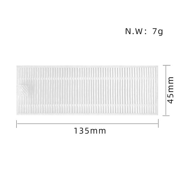 Compatible For 360 S10 / X100 / X100 Max Robot Vacuum Cleaner Spare Parts Accessories Main Brush Side Brush Hepa Filter