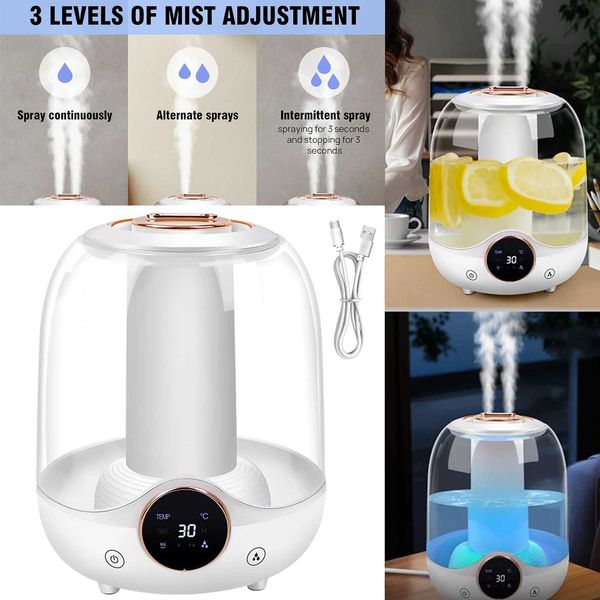 DayPlus 3L diffuser with 3 modes and 7-color lights for Bedro essential oils