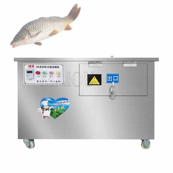 Economic 304 Stainless Steel Automatic Fish Scale Remover Equipment / Fish Cleaning Machine