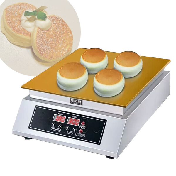 Commercial Souffle Maker Non-stick Souffle Machine Dorayaki Muffin Maker Electric Japanese Souffle Pancake Machine