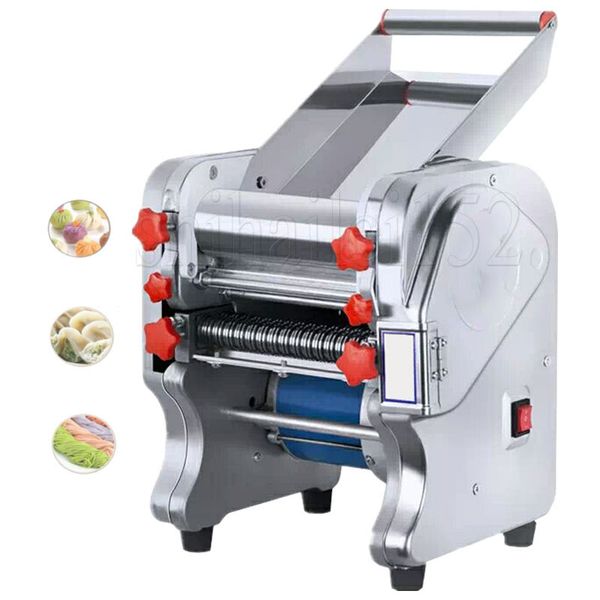 Electric Noodle Press Machine for Fresh Pasta and Dumpling Dough, Stainless Steel Kneading Roller