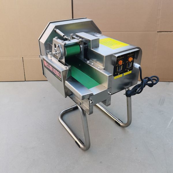Electric vegetable chopper for slicing onions, carrots, potatoes, and radishes