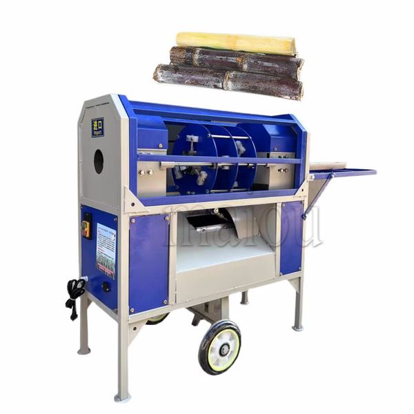 Fast Sugar Cane Peel Scraping Machine Sugar Cane Peeler 110V 220V