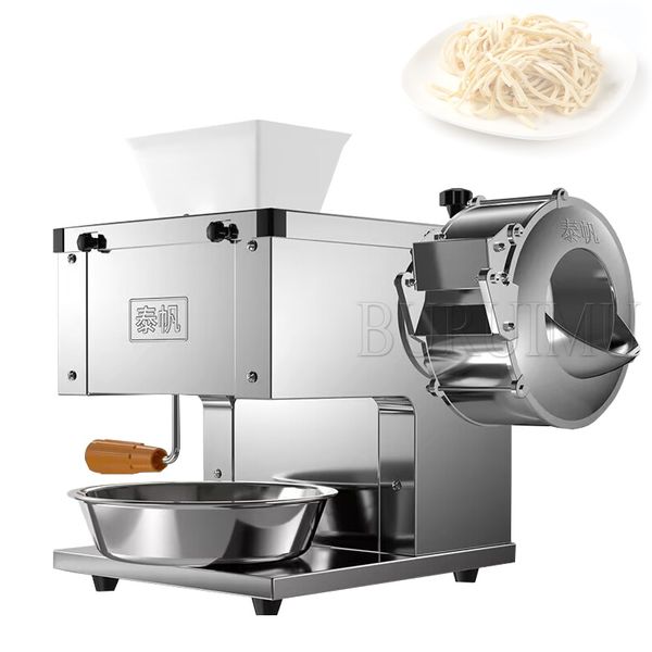 Automatic Meat Cutter Fast Meat Slicer Electric Commercial Stainless Steel Vegetable Cutter Machine