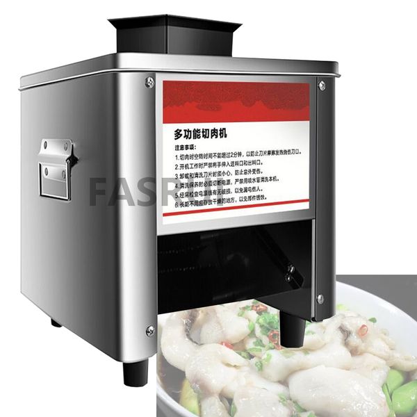 Fresh Meat Slicing Machine Slicer Beef Shredded Cutting Maker Pork Mincing Manufacturer Chicken Breast Strips Cutter