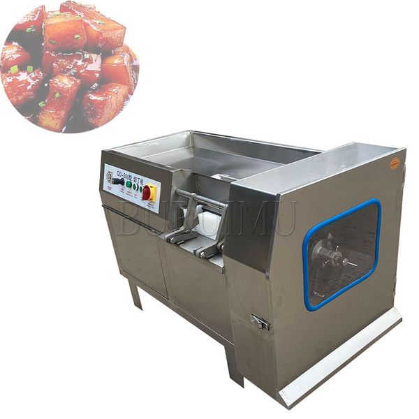 Frozen Meat Dicing Machine Micro Frozen Meat Dicing and Blocking Equipment Fresh Meat Dicing Machine Beef Chicken Breast Dicing Machine