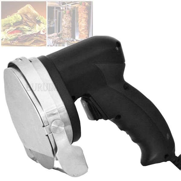 Handheld Electric Kebab Cutter 304 Stainless Steel Turkish Barbecue Meat Slicer Professional Cutting Machine