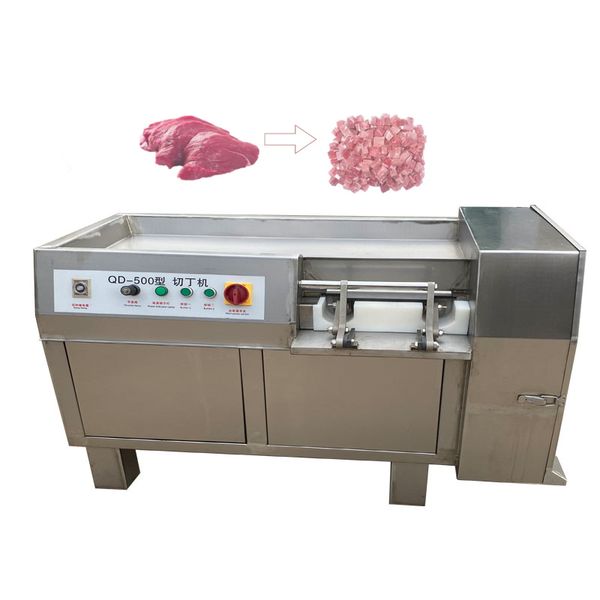 High Efficiency Multifunctional Beef Cube Cutting Machine/Chicken Cube Cutter/Meat Cube Dicer