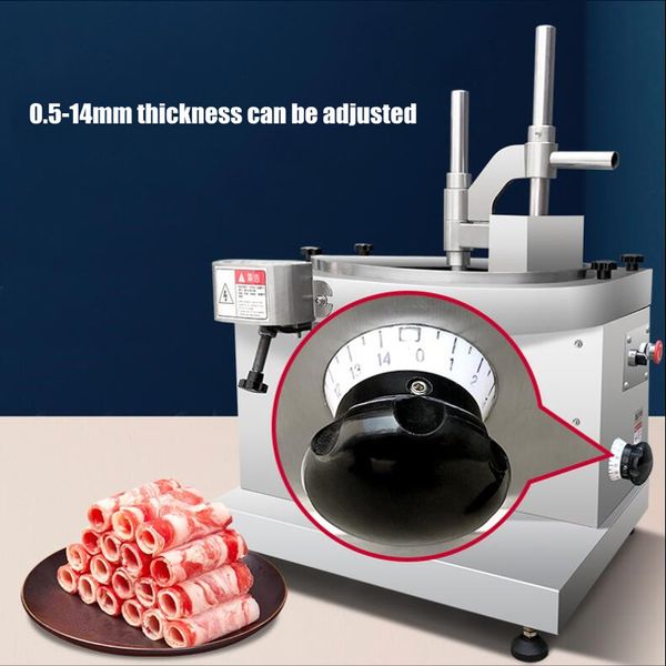 High-powered stainless steel fish and meat slicer for versatile food preparation