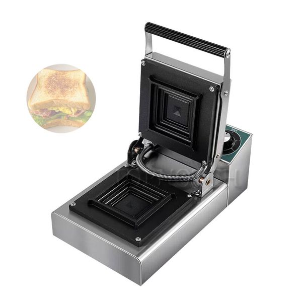 Household 110V 220V Electric Sandwich Maker Breakfast Cooking Machine With Non Stick Coating Plate Stainless Steel Kitchen Use