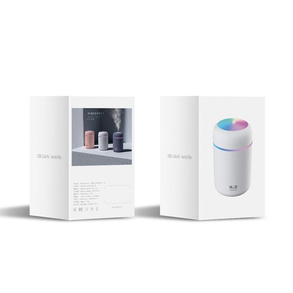 Humidifiers New air atomizer creative colorful cup air humidifier USB suitable for desktop home car silent S2411307