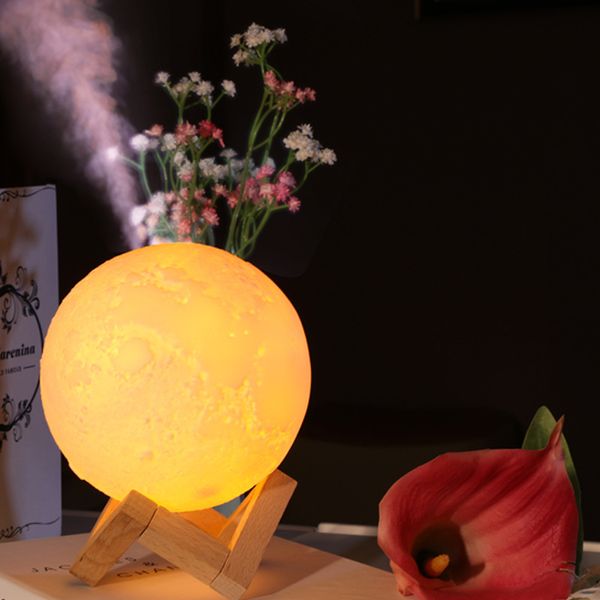 Humidifiers New because large capacity indoor household humidifier Creative new strange humidifier Moon light humidifier dhl free S2411307