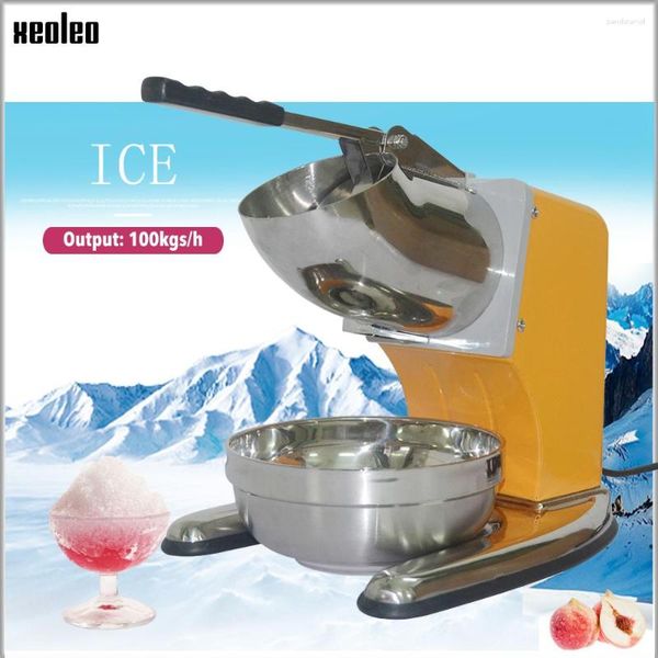 Ice Commercial Crusher Smoothie Maker Shave Machine Snow Cone Grinder 110V/220V Orange/Pink/Green