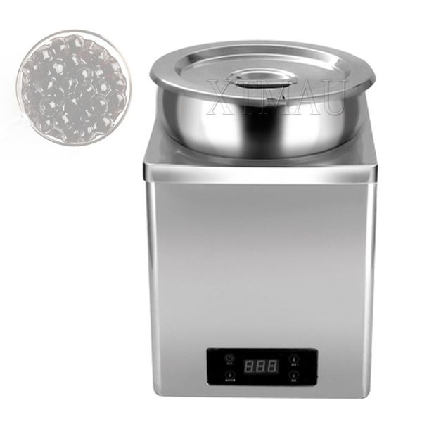 7L Pearl Pot Brown Sugar Pearl Warmer Stainless Steel Rice Tapioca Sago Thermal Insulation Pot
