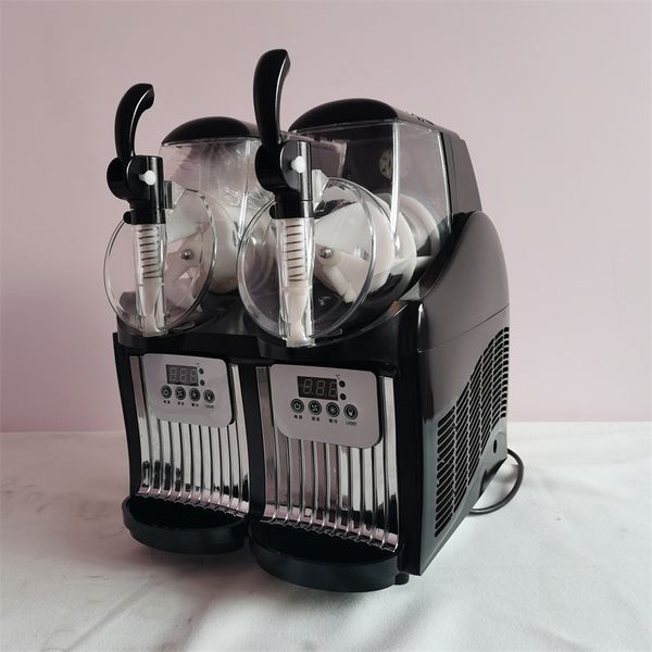 LINBOSS two cylinder snow melting machine commercial slush ice making electric snow mud machine 220V