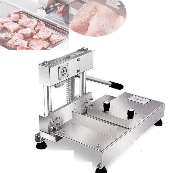 LINBOSS Stainless Steel Commercial Meat Bone Band Saw Cutting Machine Manual Meat Fish Cutter
