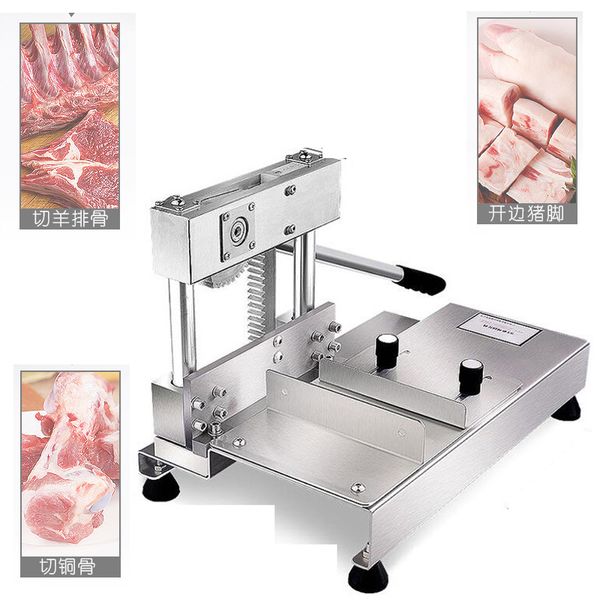 LINBOSS Stainless Steel Meat Cutter Machine Saw Bone Sawing Machine Bone Cutting Machine Manual Freeze Meat Fish Cutter