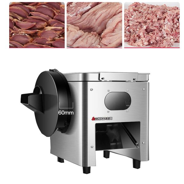 LINBOSS electric meat cutter commercial household shred dice slicer machine 850W