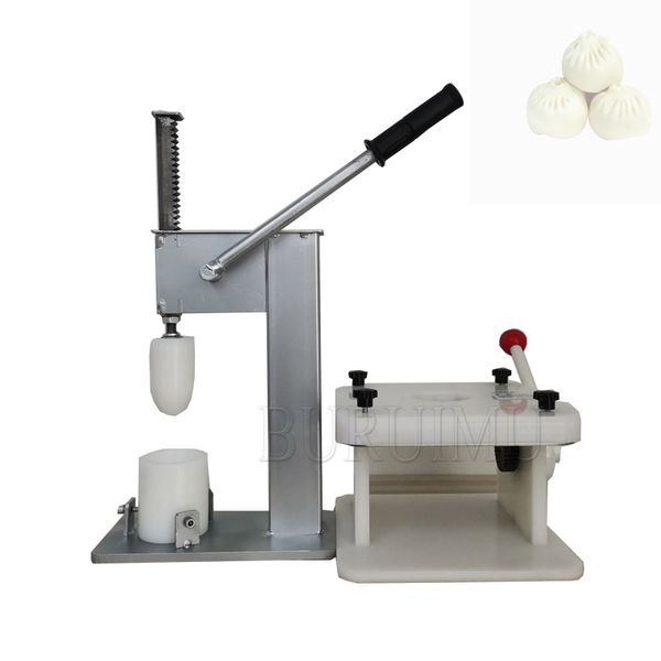 Manual Steamed Bun Forming Machine With Steamer Paper Baozi Mold Stainless Steel Stuffed Bun Presser Baozi Maker Dough Tools