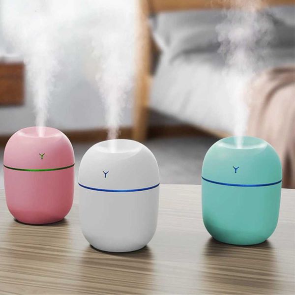 Mini portable 220ML air humidifier aromatic essential oil diffuser humidifier for home car office with LED night light freshener M240829
