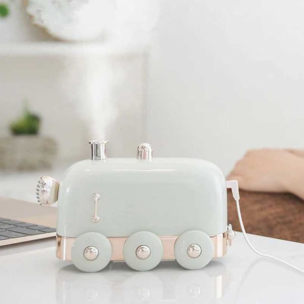 Mini Train Ultrasonic Air Humidifier 300ml Retro Internet Celebrity USB Aromatic Air Diffuser Office Home Oil Diffuser Nebulizer M240829