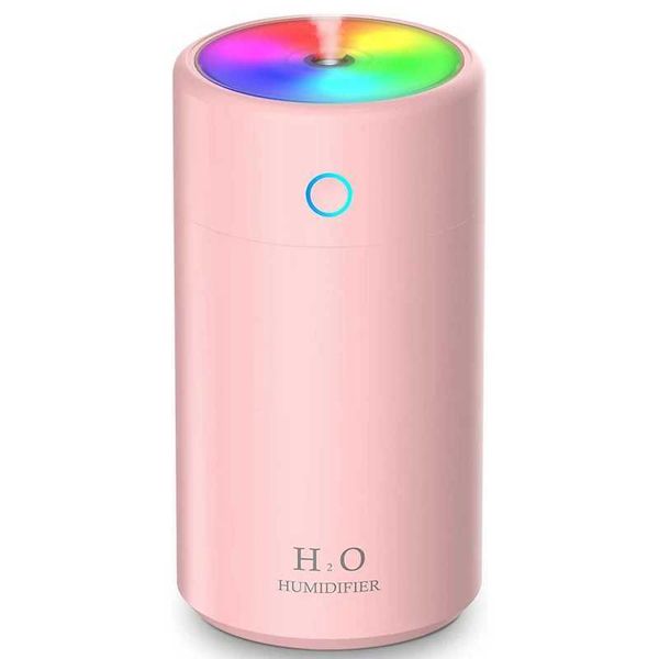 Mini USB air humidifier 400Ml with color night light automatic power-off suitable for home car bedroom office M240829