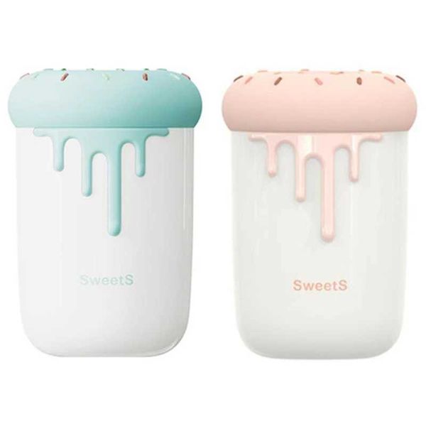 250Ml cute donut air humidifier USB aromatherapy diffuser with romantic LED lights mini car atomizer M240829