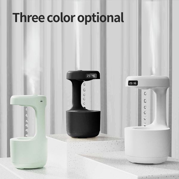 Humidifiers New Hot 800ml Anti Gravity Humidifier for Bedroom Living Room Hotel Home Car Factory Wholesale Directly Anti Gravity Water Drop