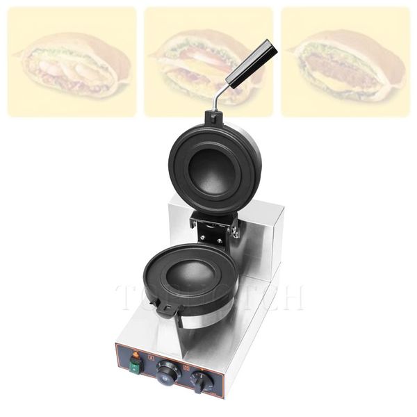 Multifunctional Ice Cream Burger Maker Double Plate Stuffed Hamburger Press with Non-Stick Coating for Delicious Sandwiches and Desserts
