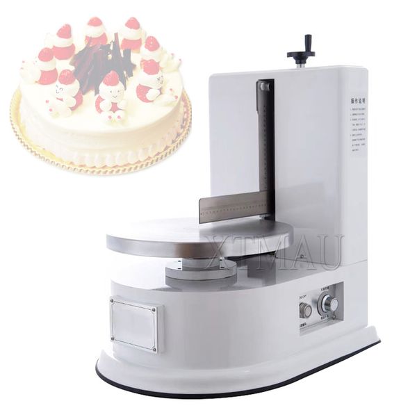 New Arrival Semi Automatic Birthday Cake Cream Coating Filling Machine 4-12Inch Cakes Cream Butter Spreading