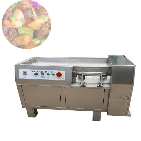 Pet Food Frozen Meat Dicing Machine Beef Dicing Slicer Guangdong Meat Dumpling Dicing Machine