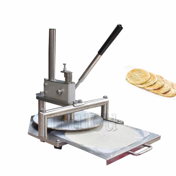 Pizza Dough Press Machine Manual Flattening Press Dough Chapati Pressing Machine Pastry Presser