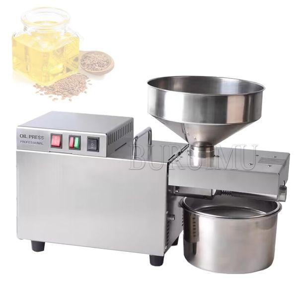 Small Commercial Oil Press Hemp Coconut Oil Extractor Machine Oil Presser S9