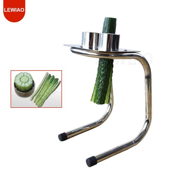Stainless Steel Carrot Strip Cutter Manual Cucumber Cutting Machine For Sushi Cut Cucumber Strips Machine