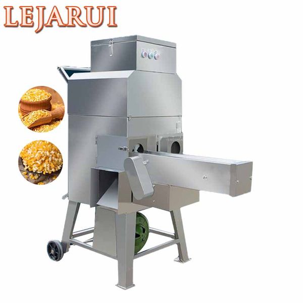 Stainless steel corn thresher for fresh maize peeling