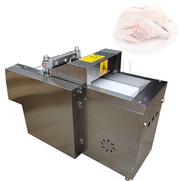 Stainless Steel Frozen Fresh Meat Slicer Strip Cube Dicer Machine Chicken Chopping Machines