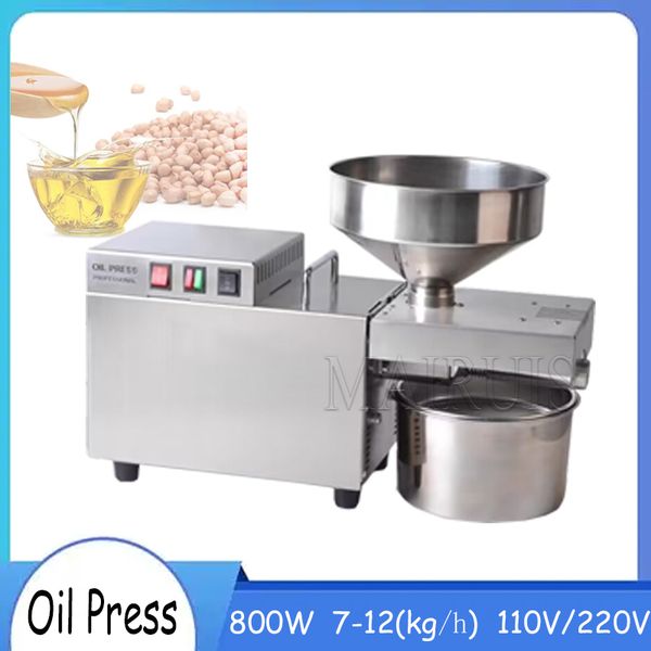 Stainless Steel oil press machine cold oil extractor sunflower olive oil presser S9
